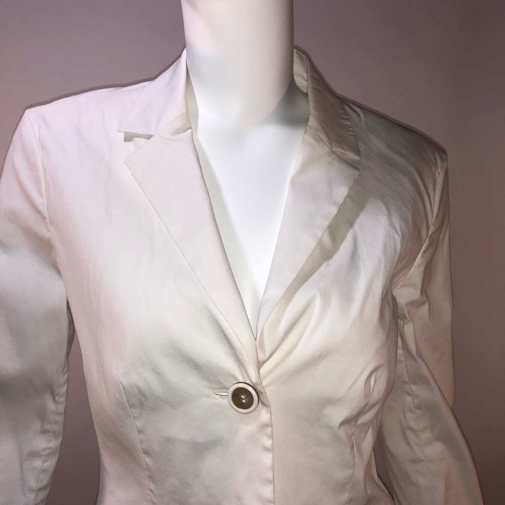 Prada White Two Button Jacket Blazer - image 2